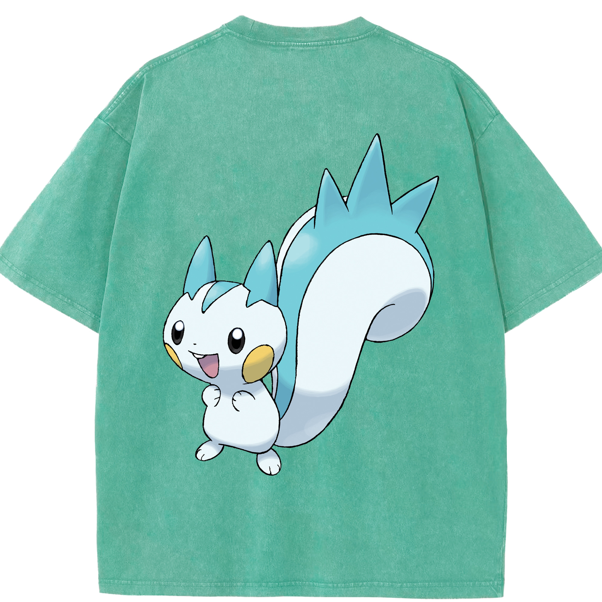 （画像用） ポケットモンスター Pokémon 綿100% ヴィンテージ風 半袖Tシャツ（背面プリント）